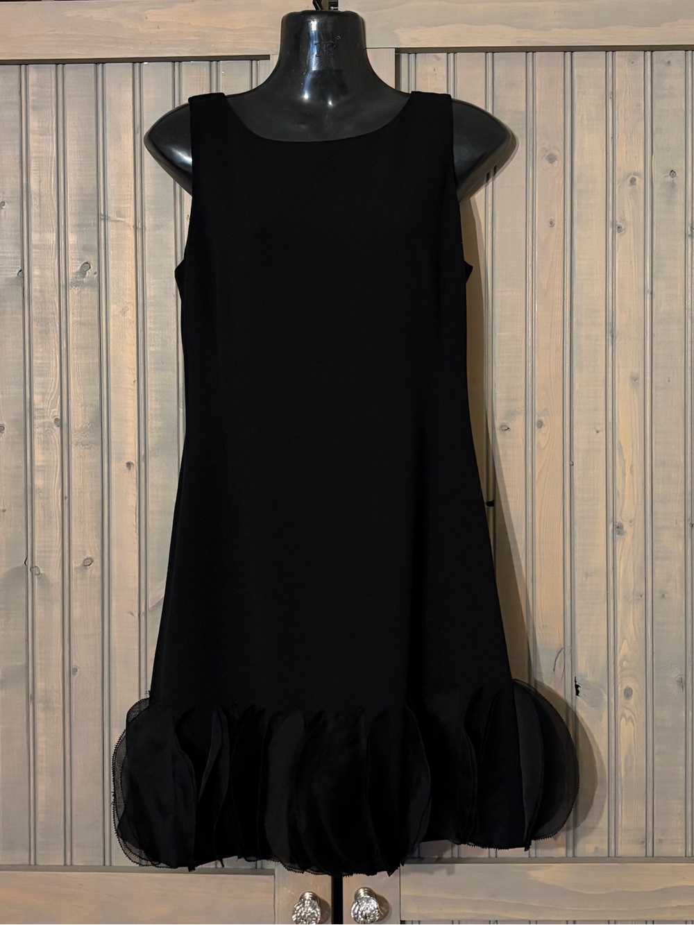 Nine West Black Shift Dress with Fun Hemline